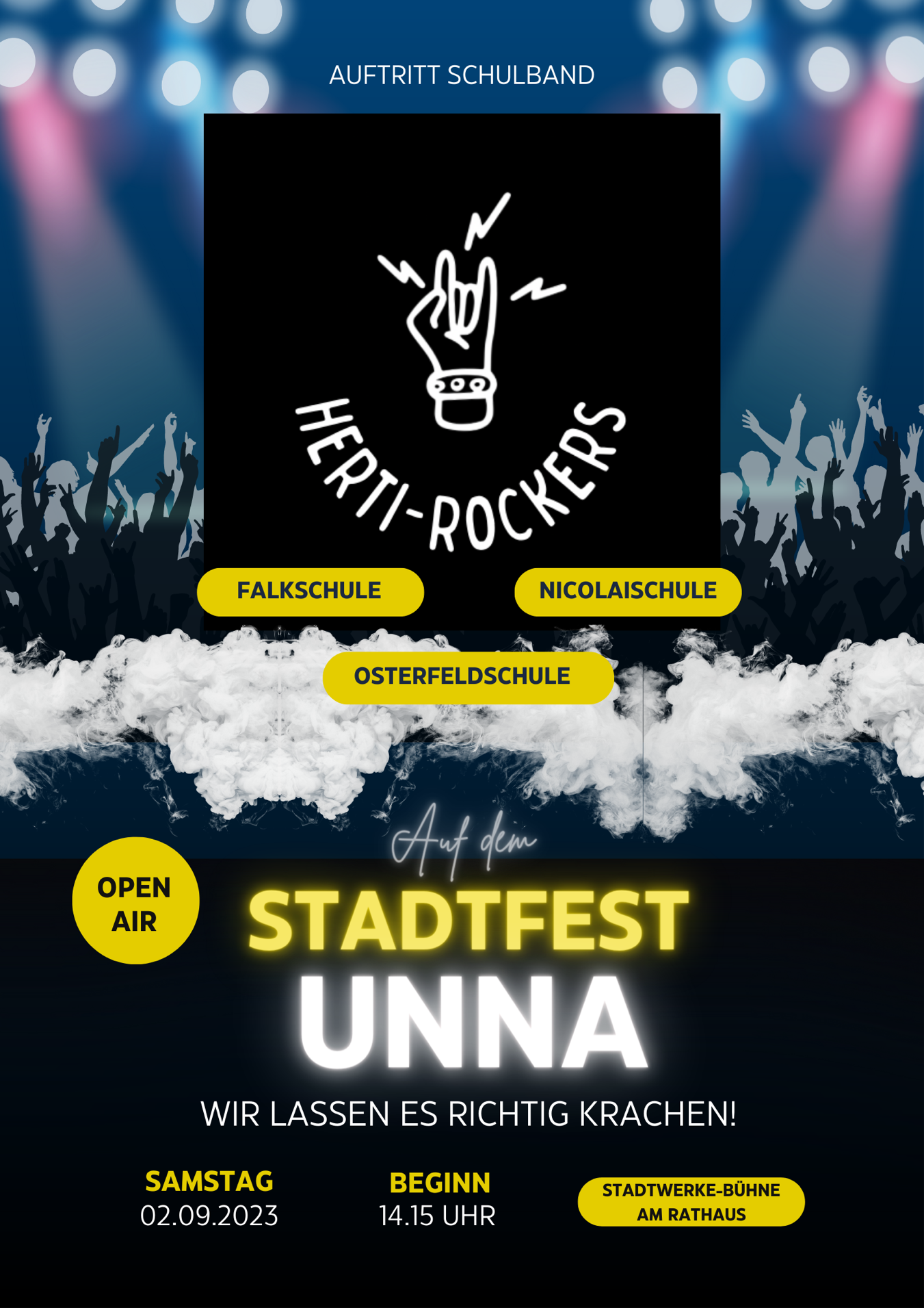 HERTI-ROCKERS-AUFTRITT STADTFEST 02.09.2023